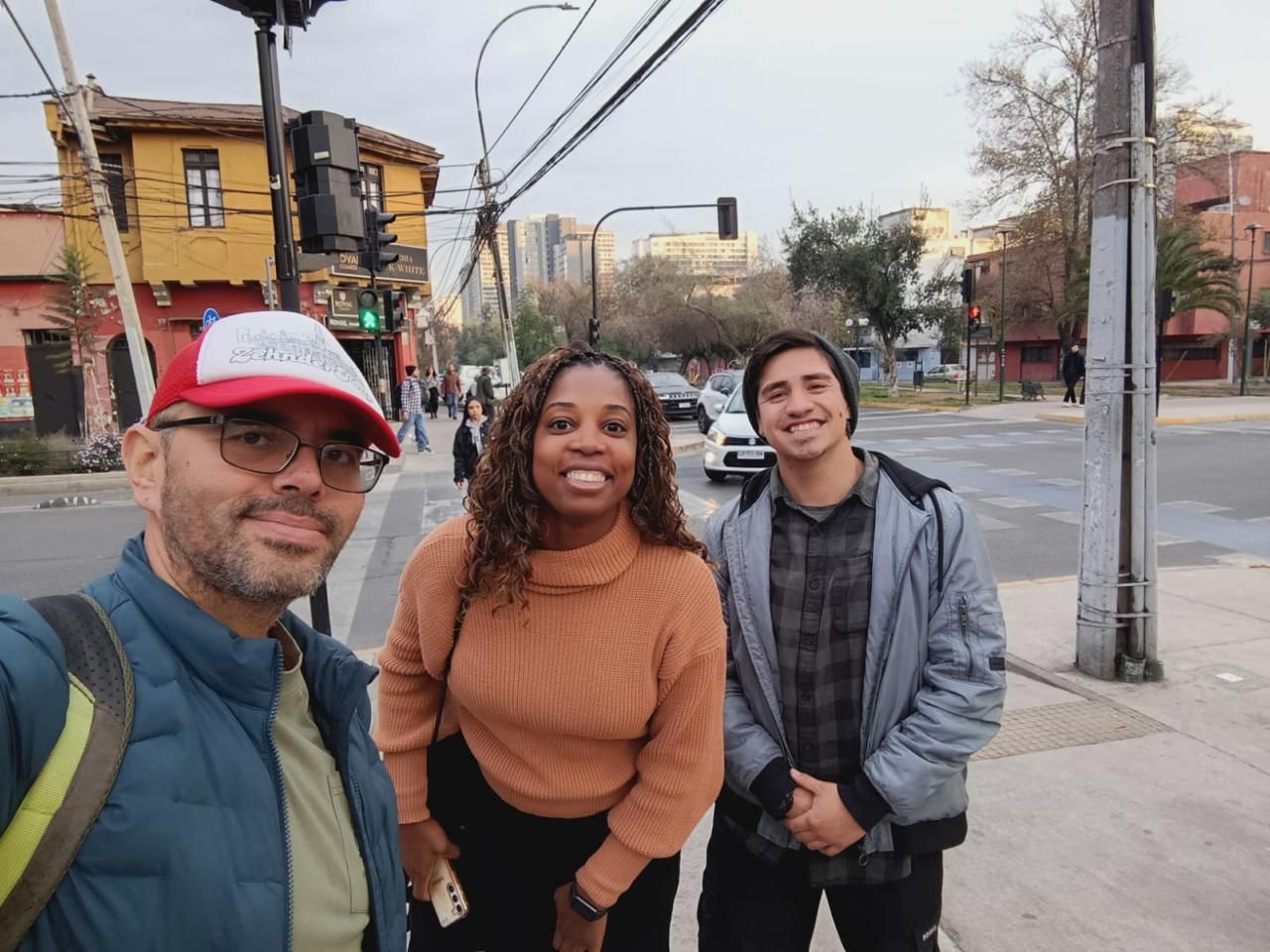 Viajeros en Santiago